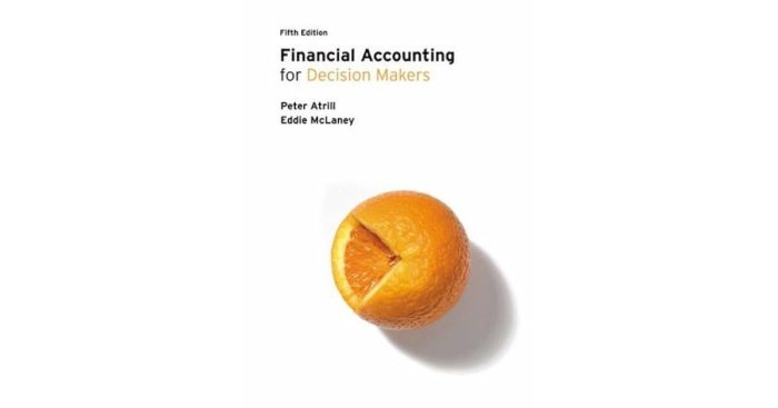 Financial accounting for decision makers 3e